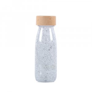 Bouteille sensorielle float argentée Petit boum