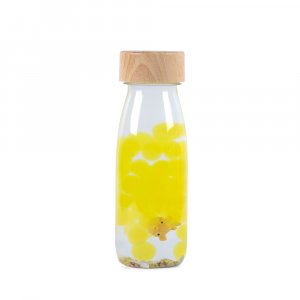 Bouteille sensorielle sound poisson jaune Petit boum