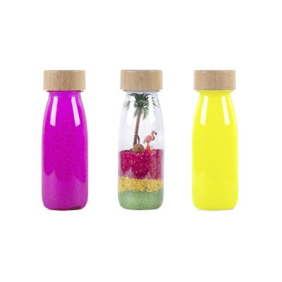 Lot de 3 bouteilles sensorielles paradise