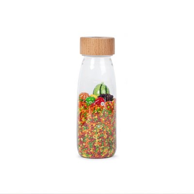 Bouteille sensorielle learn fruits