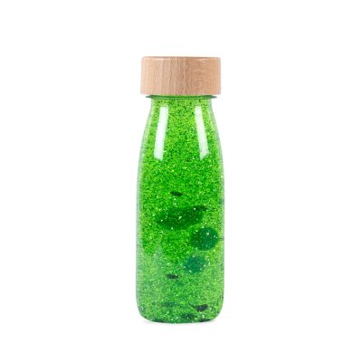Bouteille sensorielle float verte