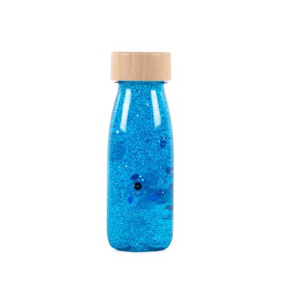 Bouteille sensorielle float bleue