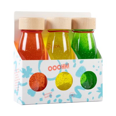 Lot de 3 bouteilles sensorielles twilight