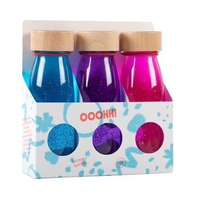 Lot de 3 bouteilles sensorielles magic