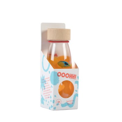 Bouteille sensorielle sound poisson orange