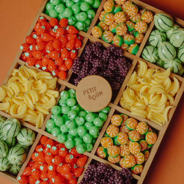 Bouteille sensorielle learn fruits Petit boum