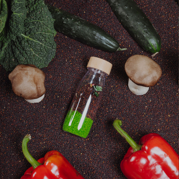 Bouteille sensorielle learn veggies Petit boum