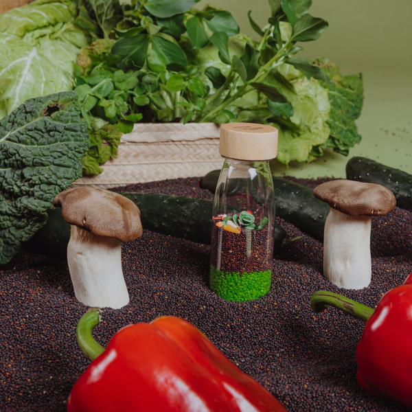Bouteille sensorielle learn veggies Petit boum