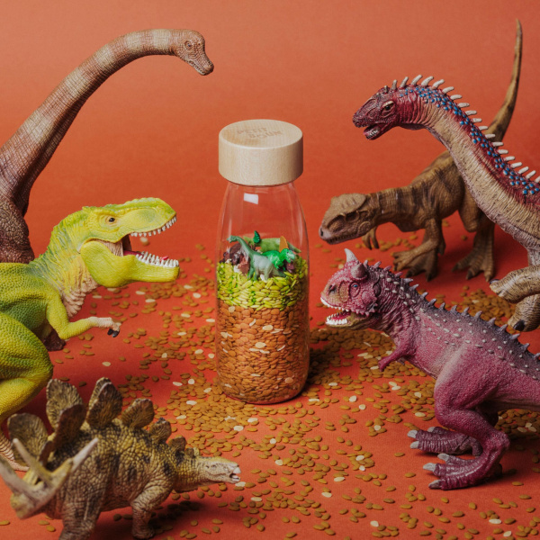 Bouteille sensorielle spy jurassic Petit boum