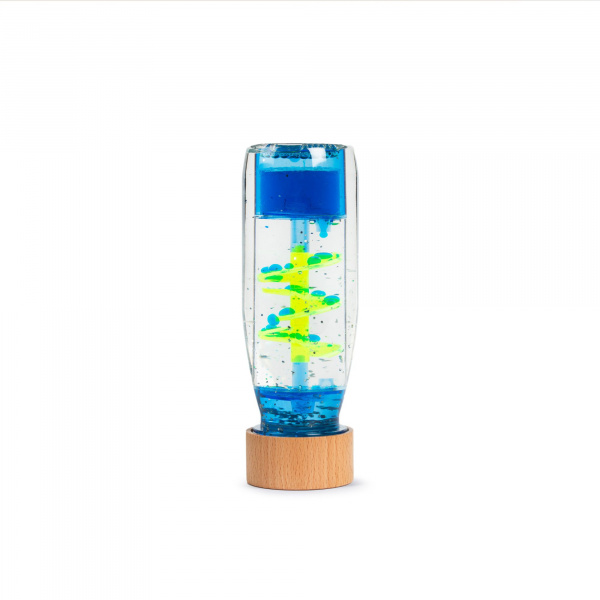 Bouteille sensorielle move spirale bleu Petit boum