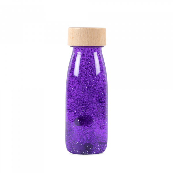 Bouteille sensorielle float violette Petit boum