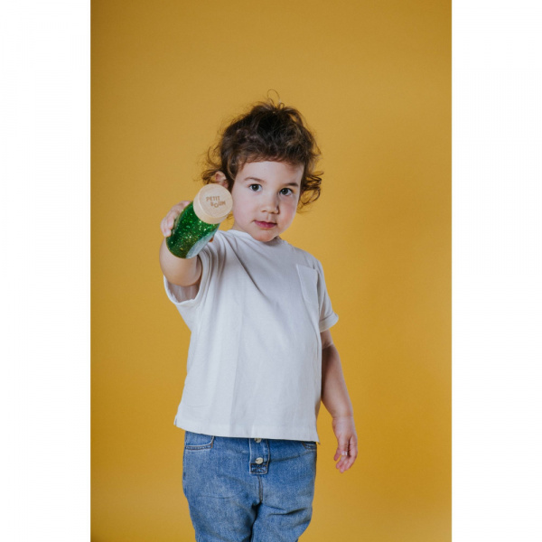 Bouteille sensorielle float verte Petit boum