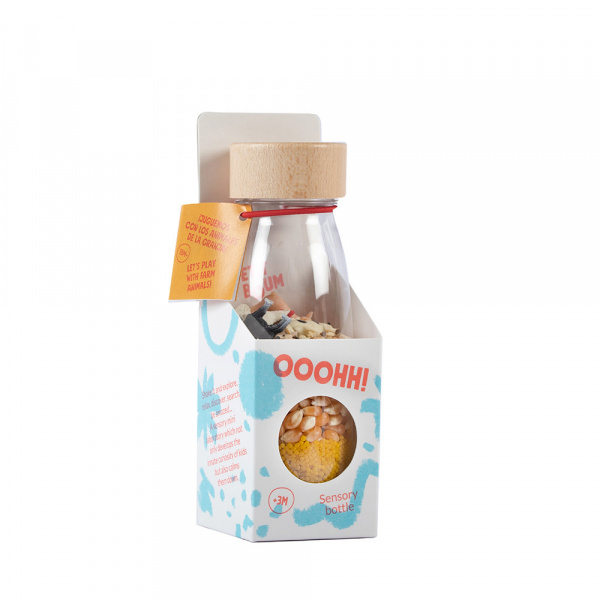 Bouteille sensorielle spy ferme Petit boum