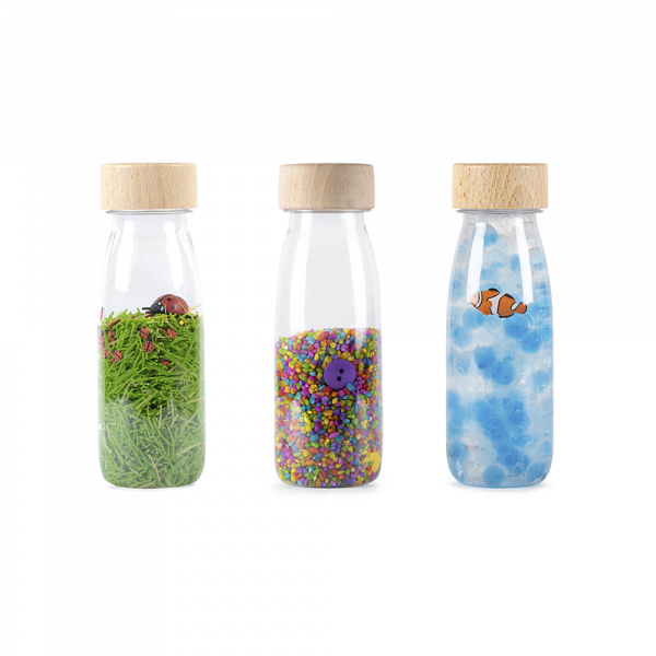 Lot de 3 bouteilles sensorielles eco Petit boum