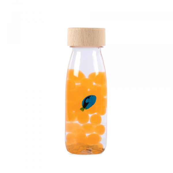 Bouteille sensorielle sound poisson orange Petit boum