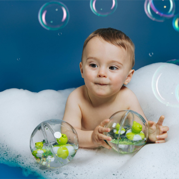 Jouet de bain happy bubbles froggies Petit boum