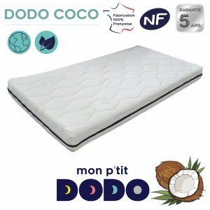 Matelas dodococo 60x120 cm P'tit dodo