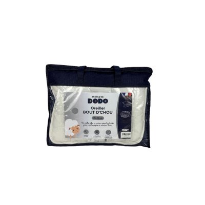 Oreiller bébé bout d'chou 35x45 cm blanc