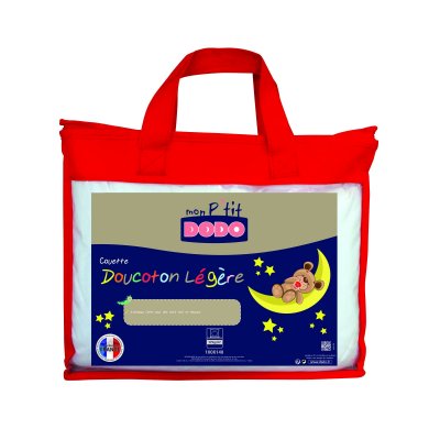 Couette bébé légère doucoton 100x140 cm blanc