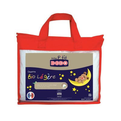 Couette bébé bio 100x140 cm blanc