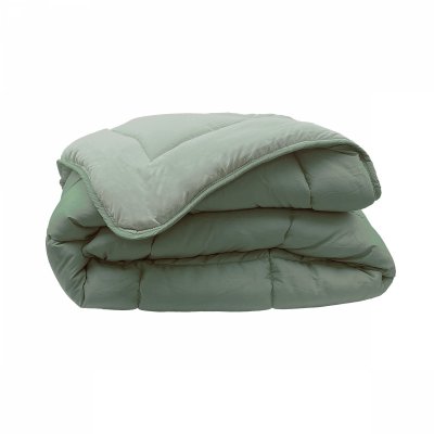 Couette bicolore été 100 x 140 green / light green