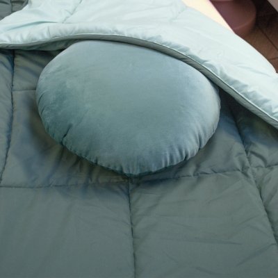 Couette bicolore été 100 x 140 green / light green