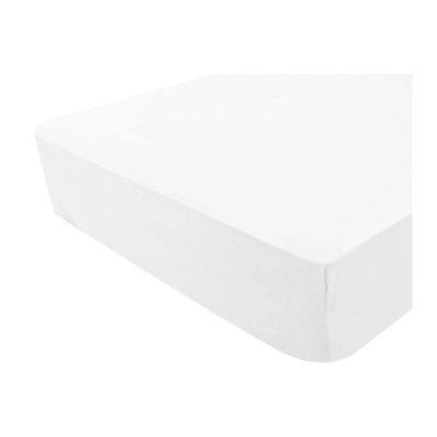 Drap-housse imperméable 60x120 blanc