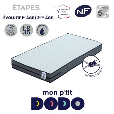 Matelas etapes evolutif 60x120 cm