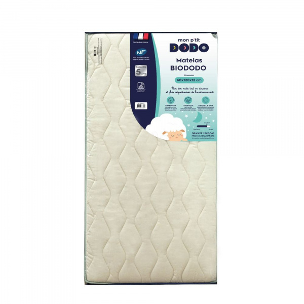 Matelas dodozen 60x120 cm P'tit dodo