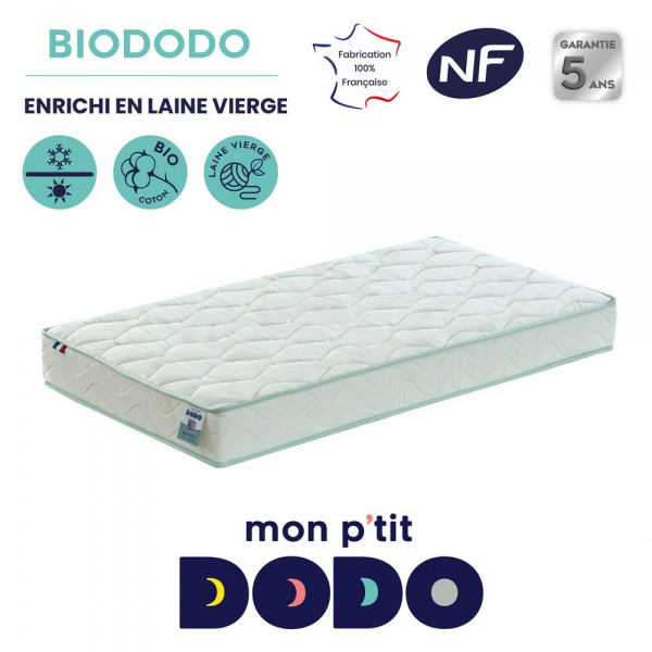 Matelas dodozen 70x140 cm P'tit dodo