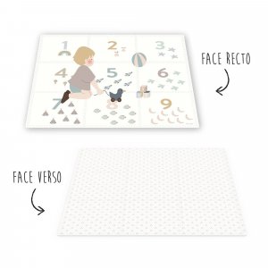 Les imparfaits - tapis de jeu réversible 2 en 1 eevaa numbers Play & go