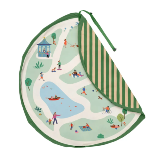 Tapis de jeu outdoor et sac à jouets parc 140 cm Play & go