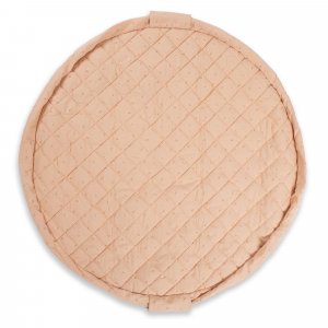 Sac à jouets / tapis d'éveil 2 en 1 en coton bio fleuri Play & go