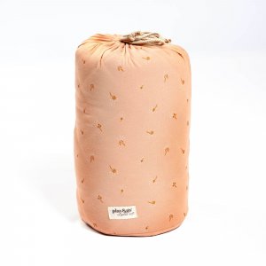 Sac à jouets / tapis d'éveil 2 en 1 en coton bio fleuri Play & go