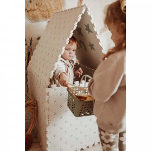 Tapis de jeu réversible 2 en 1 eevaa numbers Play & go