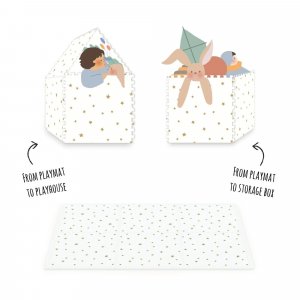Tapis de jeu réversible 2 en 1 eevaa treehouse Play & go