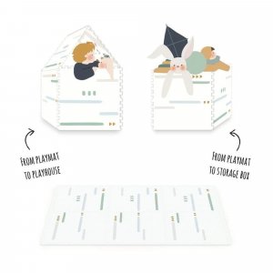 Tapis de jeu réversible 2 en 1 eevaa farm Play & go