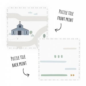 Tapis de jeu réversible 2 en 1 eevaa farm Play & go