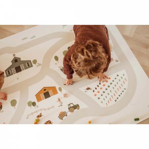 Tapis de jeu réversible 2 en 1 eevaa farm Play & go