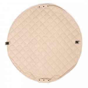 Sac à jouets / tapis d'éveil 2 en 1 en coton bio soft brown stripes Play & go
