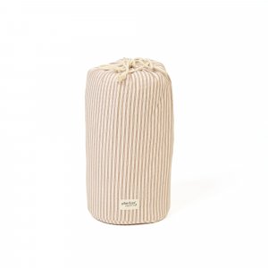 Sac à jouets / tapis d'éveil 2 en 1 en coton bio soft brown stripes Play & go