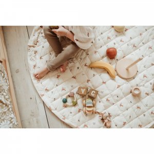 Sac à jouets / tapis d'éveil 2 en 1 en coton bio soft rabbit Play & go