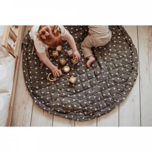 Sac à jouets / tapis d'éveil 2 en 1 en coton bio soft birds Play & go