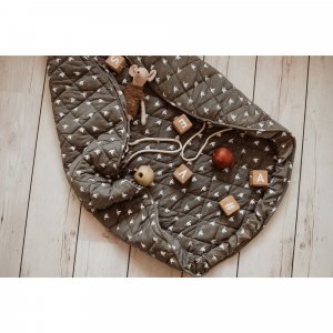 Sac à jouets / tapis d'éveil 2 en 1 en coton bio soft birds Play & go