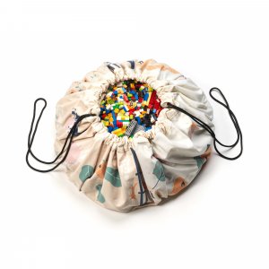Grand sac à jouets / tapis de jeu 2 en 1 ferme Play & go