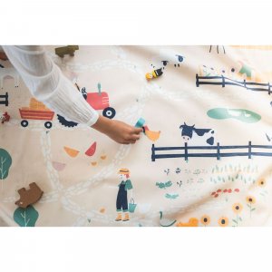 Grand sac à jouets / tapis de jeu 2 en 1 Play & go