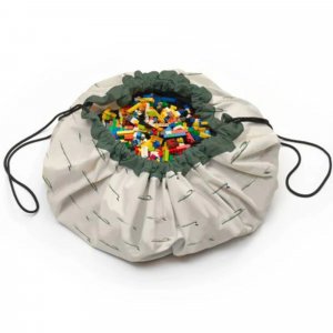 Grand sac à jouet / tapis de jeu 2 en 1 - crocodile Play & go