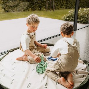 Grand sac à jouet / tapis de jeu 2 en 1 - crocodile Play & go