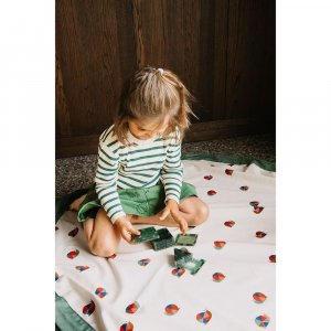 Grand sac à jouet / tapis de jeu 2 en 1 - snail Play & go