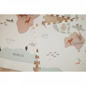 Tapis de jeu réversible 2 en 1 eevaa world Play & go